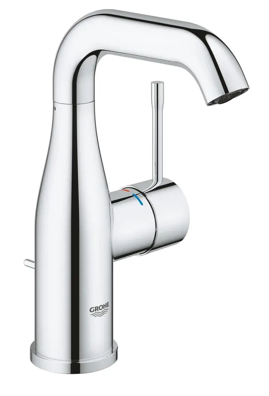 Baterie lavoar Grohe 24173001, Essence, tip comanda monocomanda, tip instalare pe blat, pe lavoar, crom