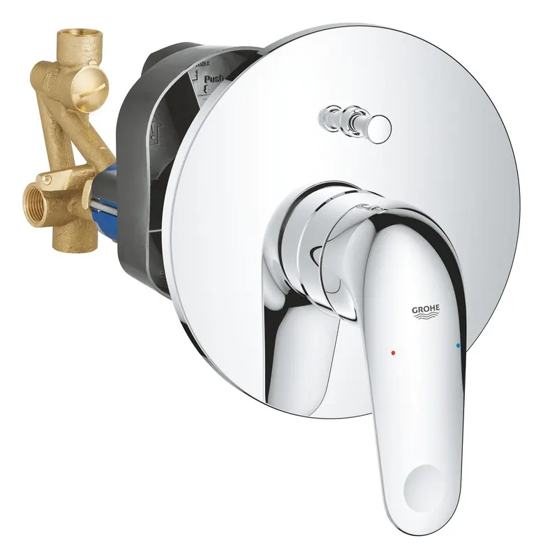 Unitate comanda Grohe 24336001, Swift, tip comanda dubla comanda, tip incastrare aparent, numar iesiri 2, crom
