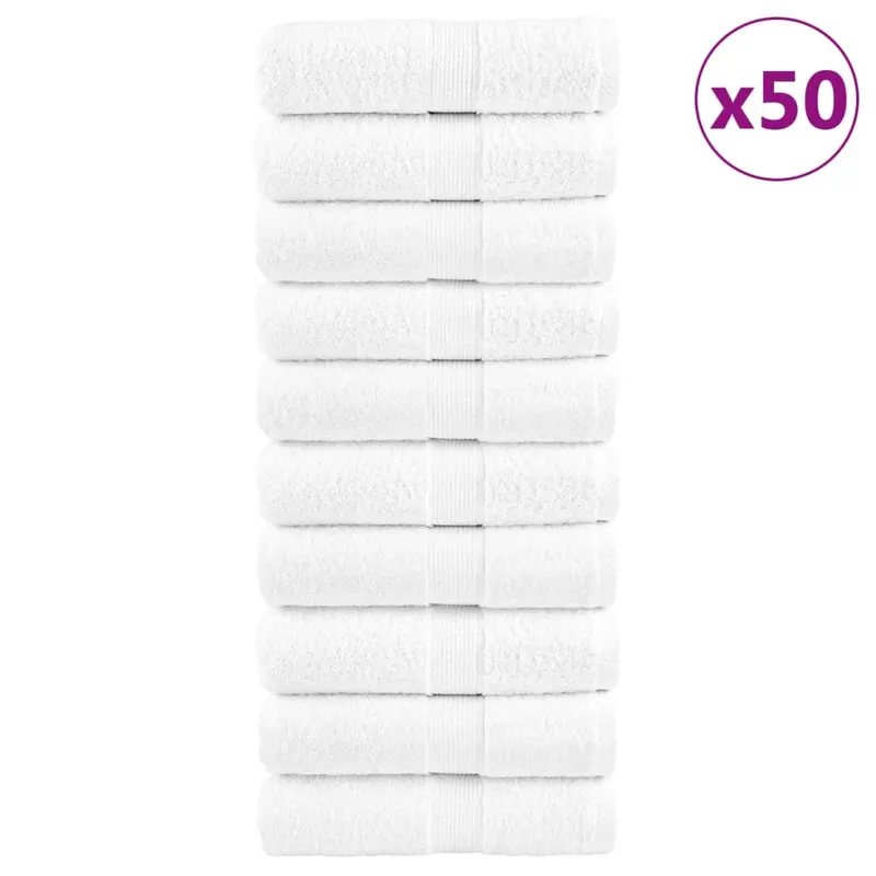 prosoape oaspeti premium solund 50 buc. alb 30x50cm 600gsm