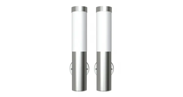 Lampa de exterior din otel inoxidabil 2 buc