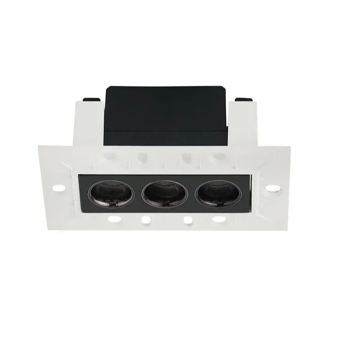 Spot incastrat trimless CANON 9 CM - Negru