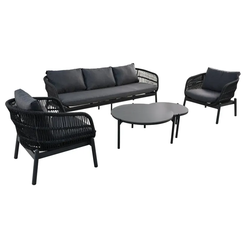 Set pentru exterior ZALEO - Gri inchis
