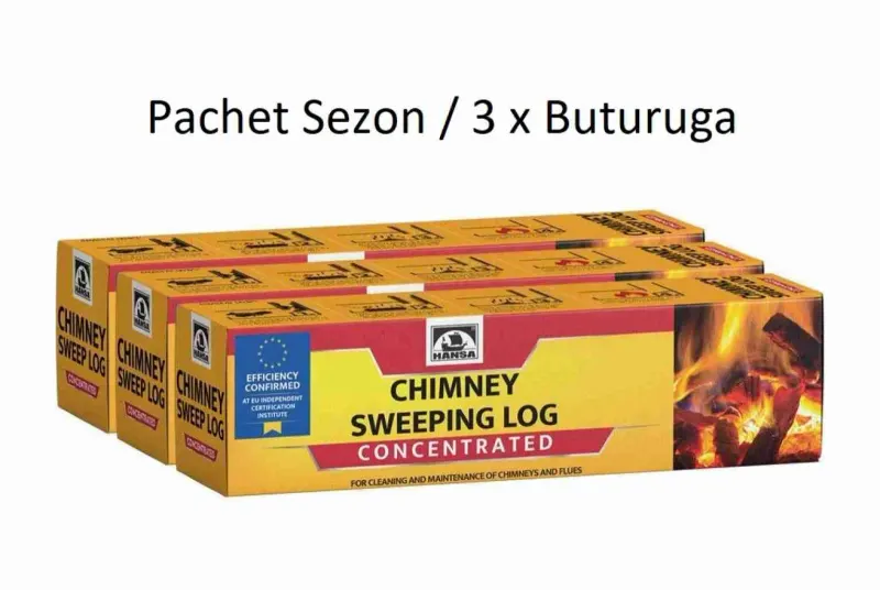 Pachet sezon 3 x Buturuga intretinere curatenie cos fum