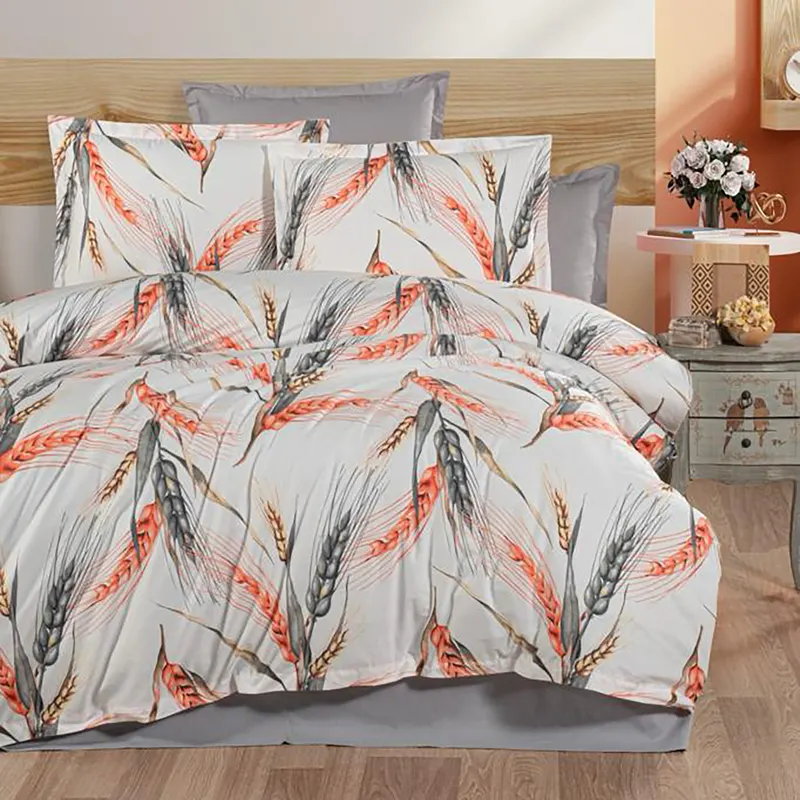 Lenjerie de pat ranforce clasy king size (rnf_47)
