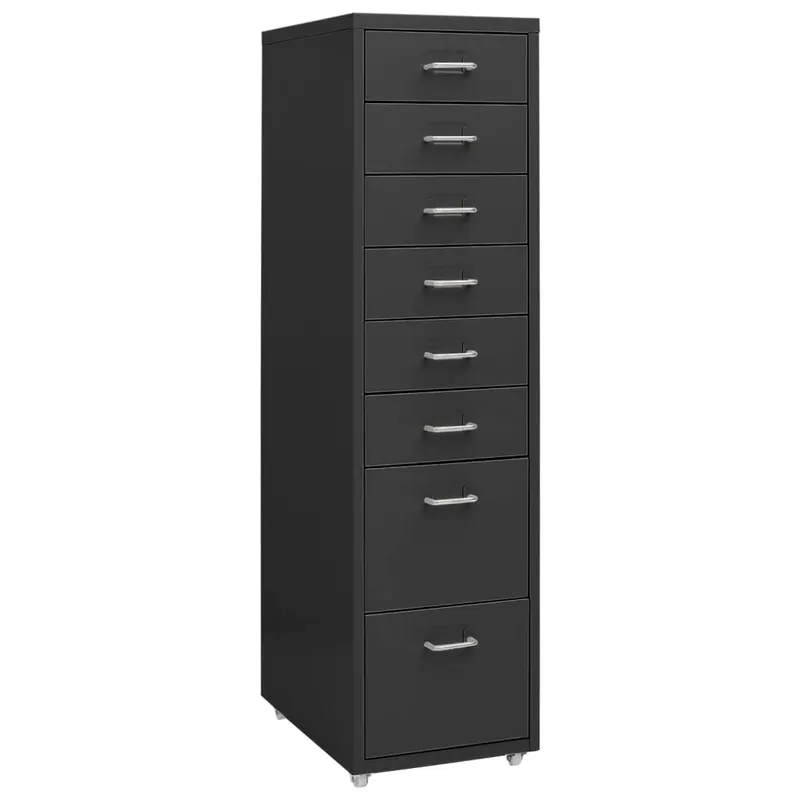 fiset mobil, antracit, 28x41x109 cm, metal