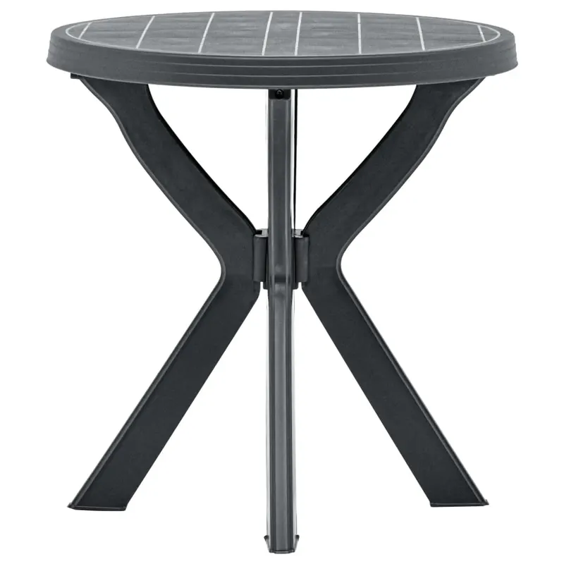 masa de bistro, antracit, Ø70 cm, plastic