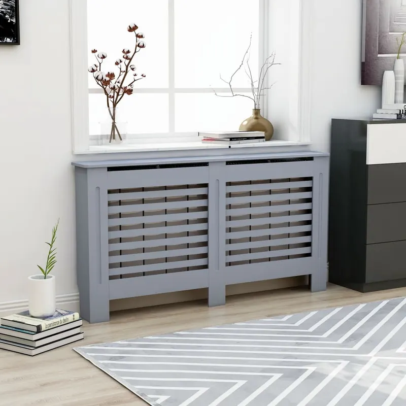 masca pentru calorifer, antracit, 152 x 19 x 81,5 cm, mdf