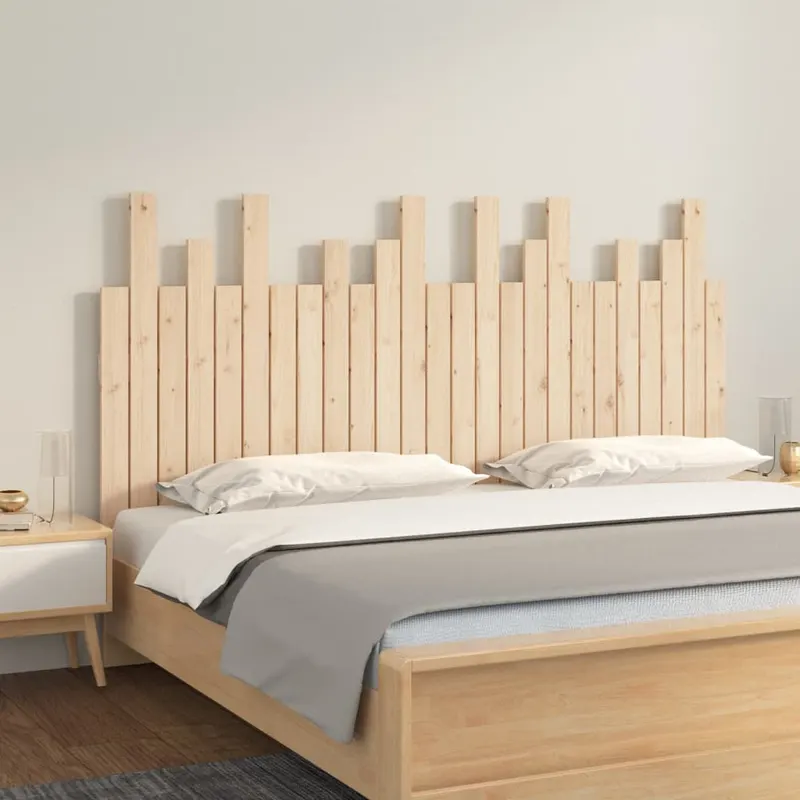 tablie de pat pentru perete, 159,5x3x80 cm, lemn masiv de pin