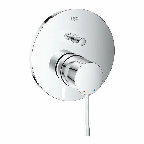 Unitate comanda Grohe 24058001, Essence, tip comanda monocomanda, tip incastrare aparent, numar iesiri 2, crom