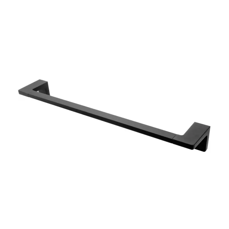 Bara prosop Fdesign Piazza, 450 mm, pe perete, metal, mat, negru, FD6-PZA-03-22