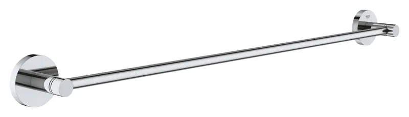 Bara prosop Grohe 40366001, 600 mm, 60 mm, 2 orificii instalare, 1 rafturi, pe perete, metal, posibiltiate lipire, Crom