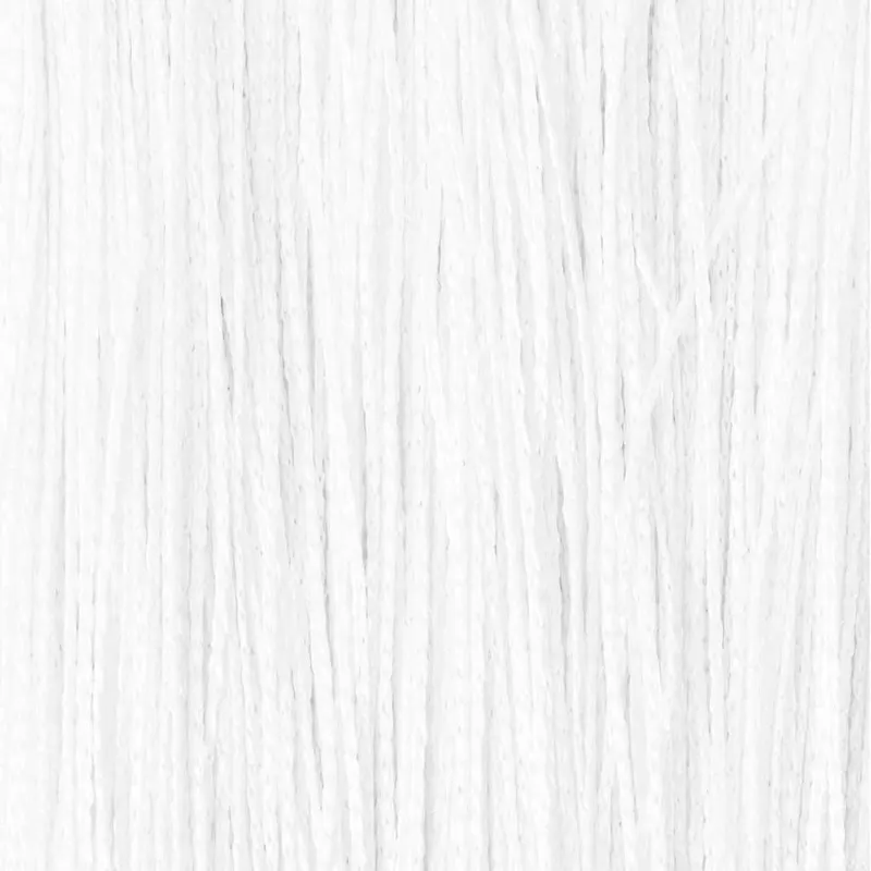 Draperii franjuri, 2 buc., 100 x 250 cm, alb