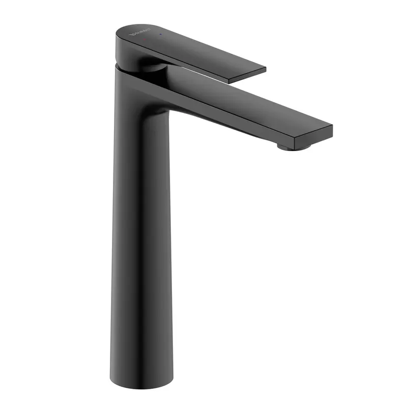 Baterie lavoar Duravit TU1040002046, Tulum, tip comanda monocomanda, marime xl, tip instalare pe blat, negru
