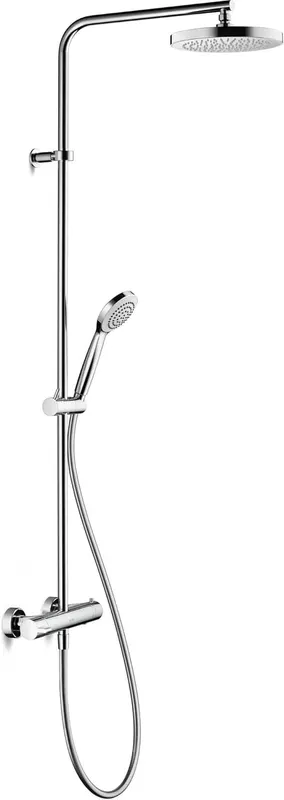 Sistem de dus Duravit B24280008010, B.2, tip incastrare aparent, pentru dus, pentru un dus confortabil zilnic, crom