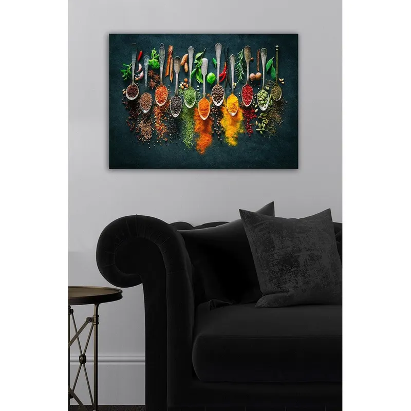 Tablou Canvas Condimente, Multicolor, 70x50 cm - Multicolor