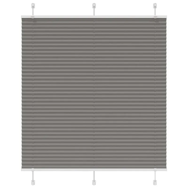 jaluza plisata antracit 120x150 cm latime tesatura 119,4 cm