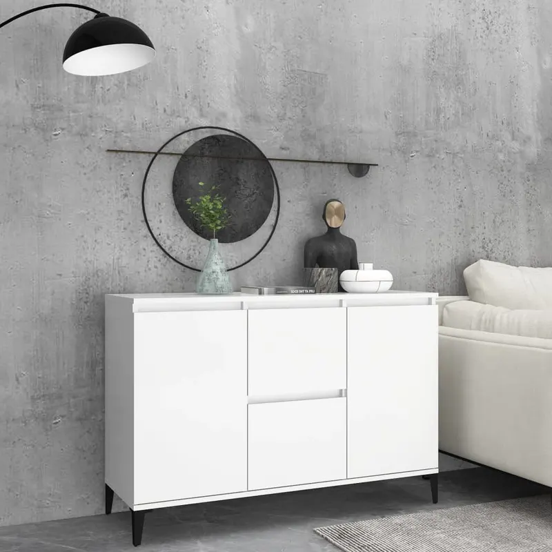 servanta, alb, 104x35x70 cm, pal