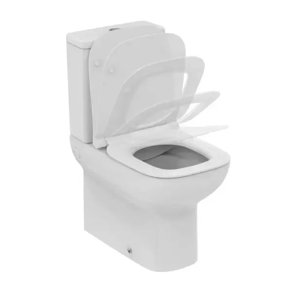 Capac WC Ideal Standard i.life S slim softclose alb lucios