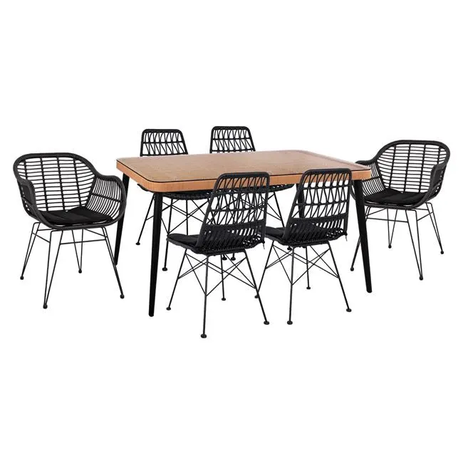 Set masa si scaune JESSY 160x90x78 cm