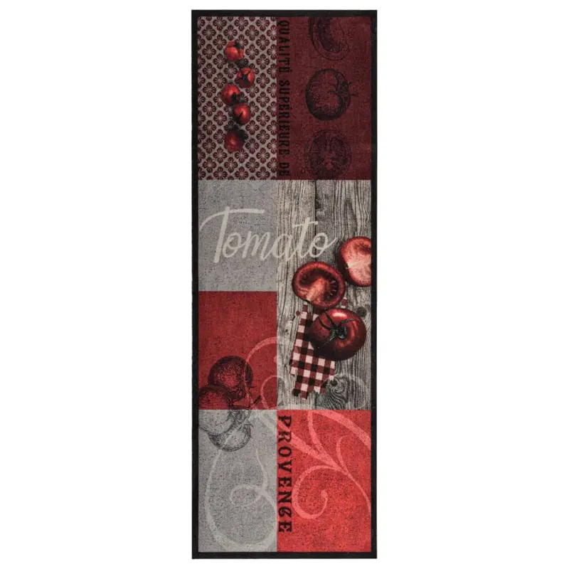 covoras de bucatarie, lavabil, model tomato, 45x150 cm