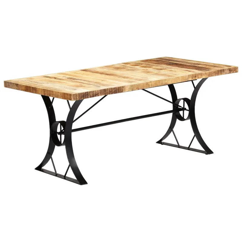 Masa de bucatarie, 180 x 90 x 76 cm, lemn masiv de mango