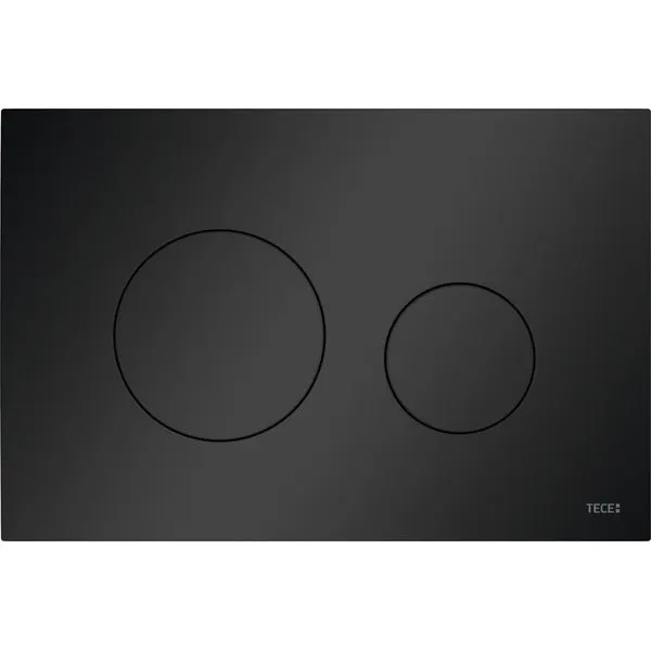 Clapeta de actionare Dual-Flush, negru mat, TECE Loop