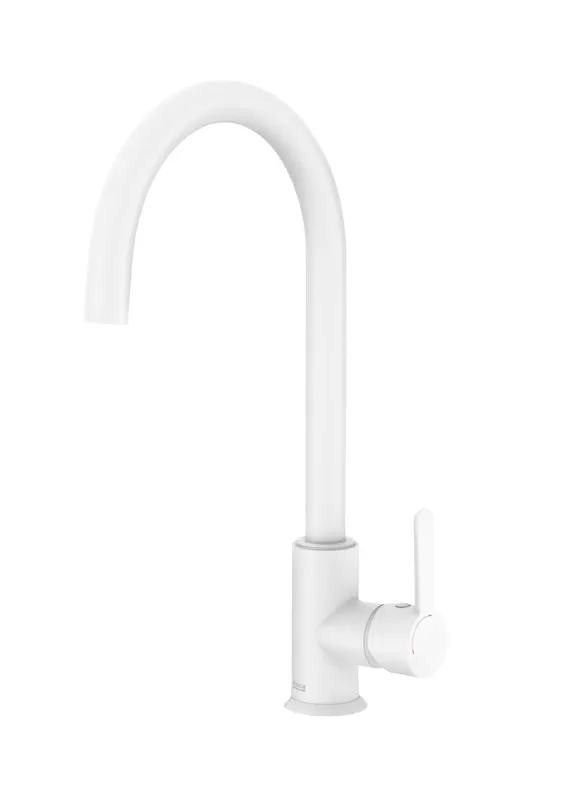 Baterie bucatarie Roca A5A7409B00, 0.8 bar, 394 mm, 237 mm, 1 orificii instalare, 1 sprayuri, 180 unghi pivotare, Alb