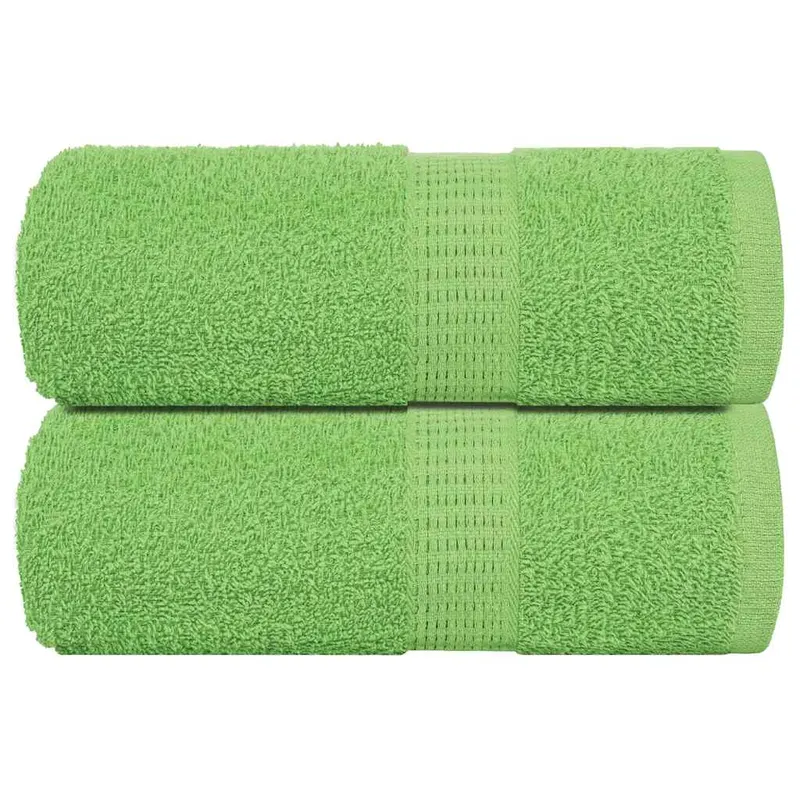 Prosoape de baie, frogn, 2 buc., verde mar, 30x30 cm, 360 g/m2
