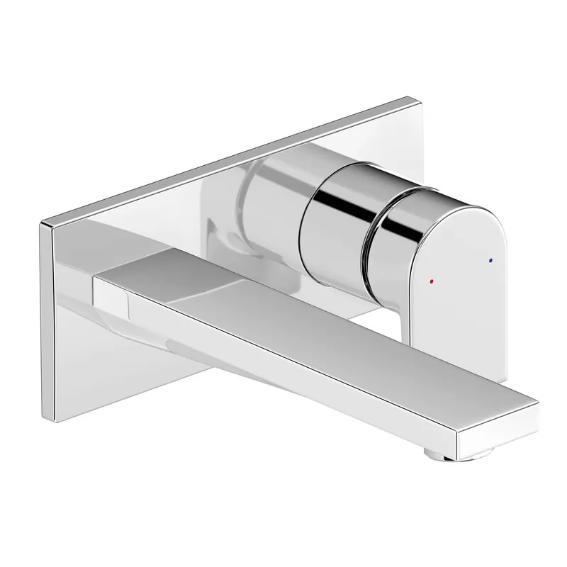 Baterie lavoar Duravit TU1070004010, Tulum, tip comanda monocomanda, marime l, numar orificii instalare 2, crom