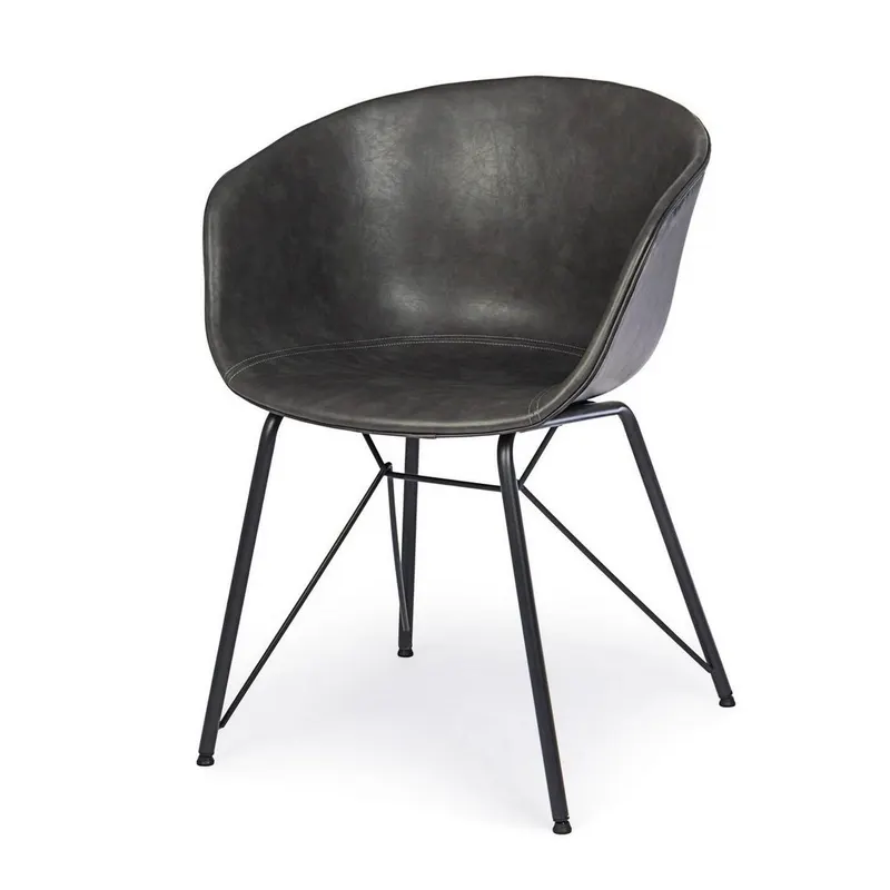 Scaun WARHOL GREY VINTAGE PU - Grey