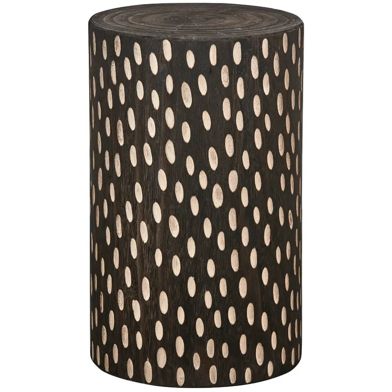 Taburet LUCAS Ø30CM - P - Maro inchis