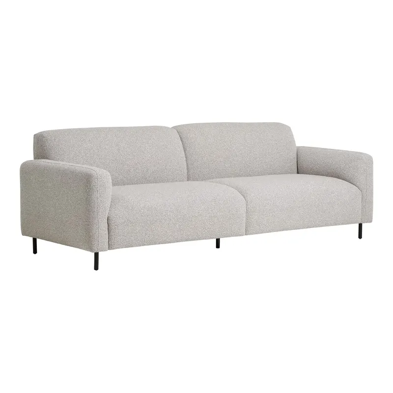 Canapea 3 locuri ALVADOR BOUCLE 228 CM - Grey