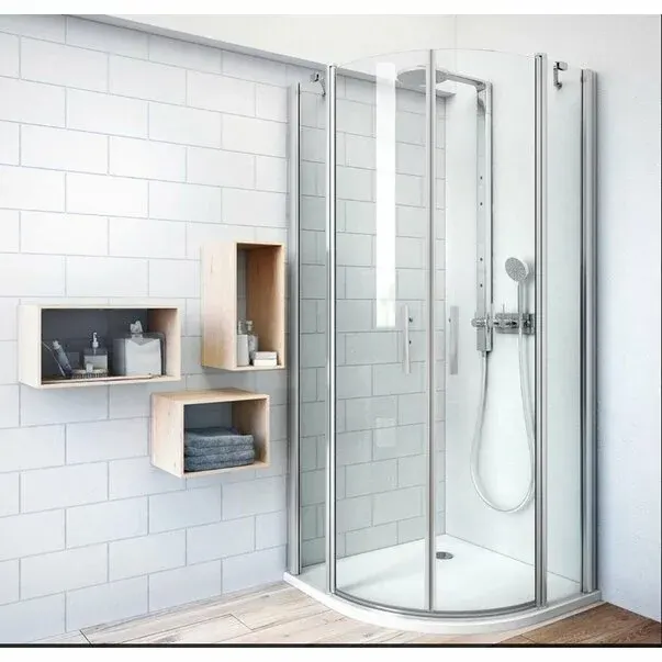 Cabina de dus semirotunda cu usi glisante Roth Tower Line TR2 Light 900