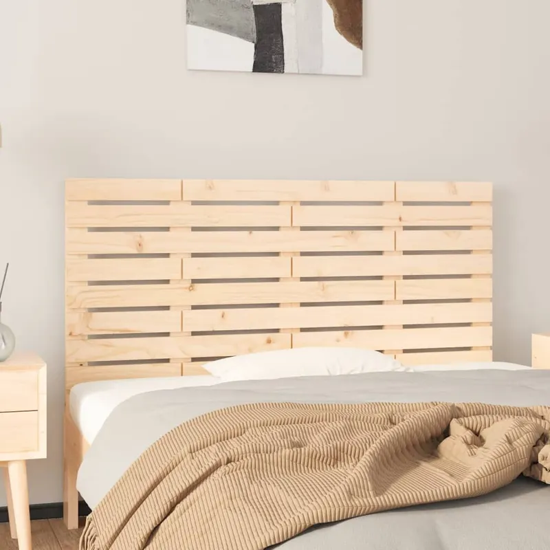 tablie de pat pentru perete, 156x3x63 cm, lemn masiv de pin