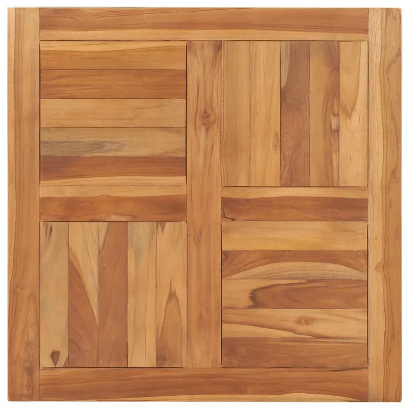 blat de masa, 70 x 70 x 2,5 cm, lemn masiv de tec