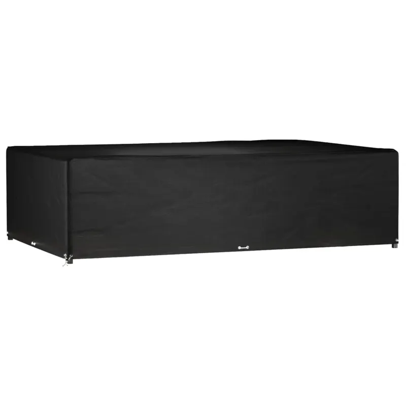 husa pentru mobilier gradina, 16 ocheti, 325x205x90 cm, patrat