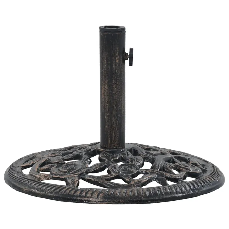 suport de umbrela, bronz, 12 kg, fonta, 48 cm