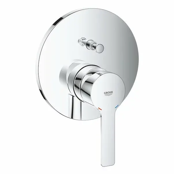 Unitate comanda Grohe 24064001, 1 bar, 158 mm, 10 mm, 2 iesiri, 1 functii palarie dus, 1 2 dimensiune racord, Crom