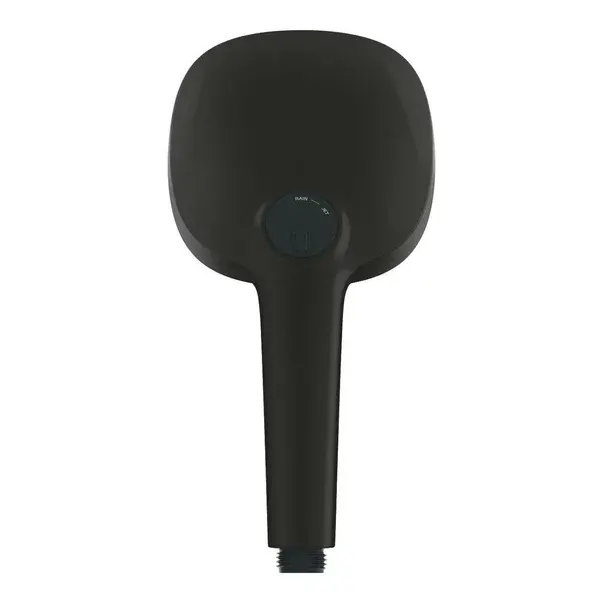 Para de dus Grohe 267462433, Tempesta Cube 110, diametru 110 mm, 2 functii, montaj universal, racord 1 2 , negru