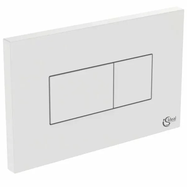 Clapeta de actionare dubla comanda Ideal Standard Solea P2 alb actionare pneumatica