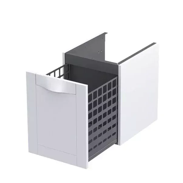 Dulap cabinet Oristo Siena, 40 x 45 x 50 cm, sertar, mat, alb, 49-SN1S-40-2