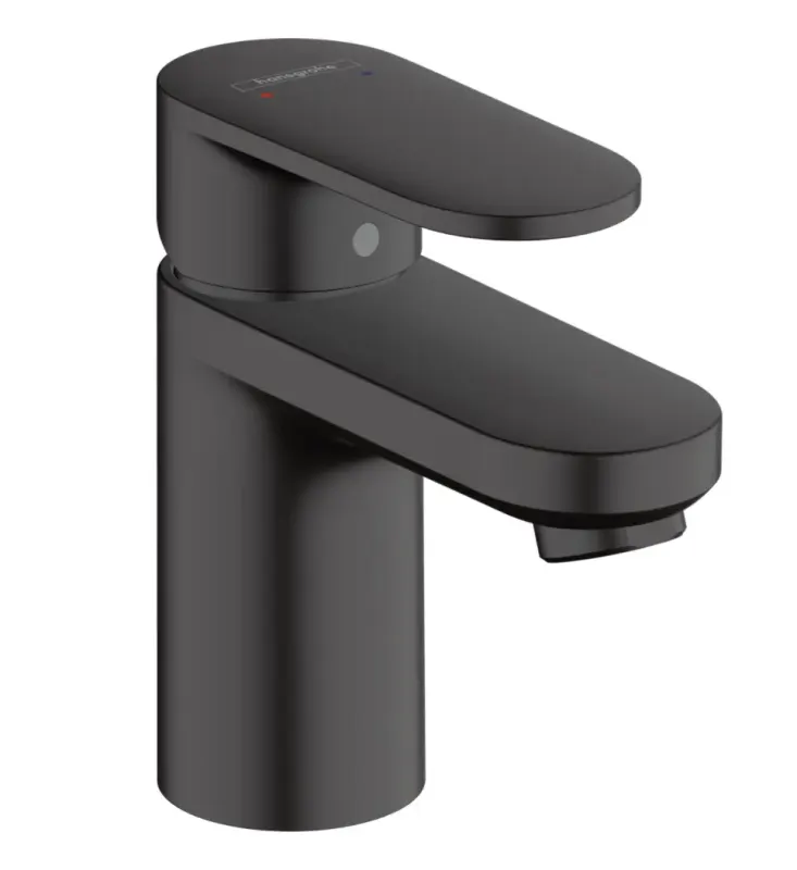 Baterie lavoar, negru mat, EcoSmart, Hansgrohe Vernis Blend 156 cm