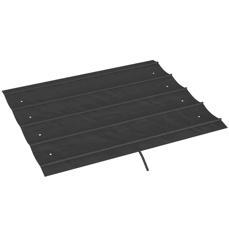 Outsunny Copertină Retractabilă UV30+ pentru Pergolă 3x2.15m Protecție Solară Gri Închis