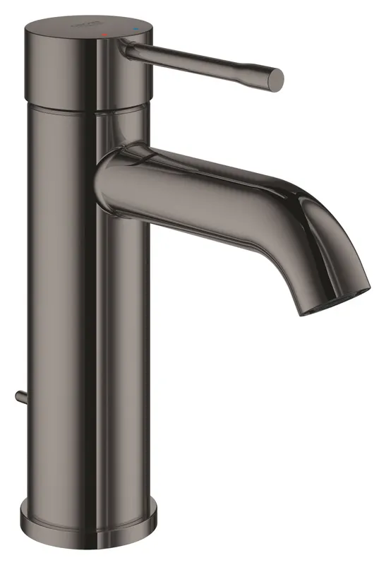 Baterie lavoar Grohe 24171A01, Essence, 3 8 , marimea S, ventil, lucios, grafit
