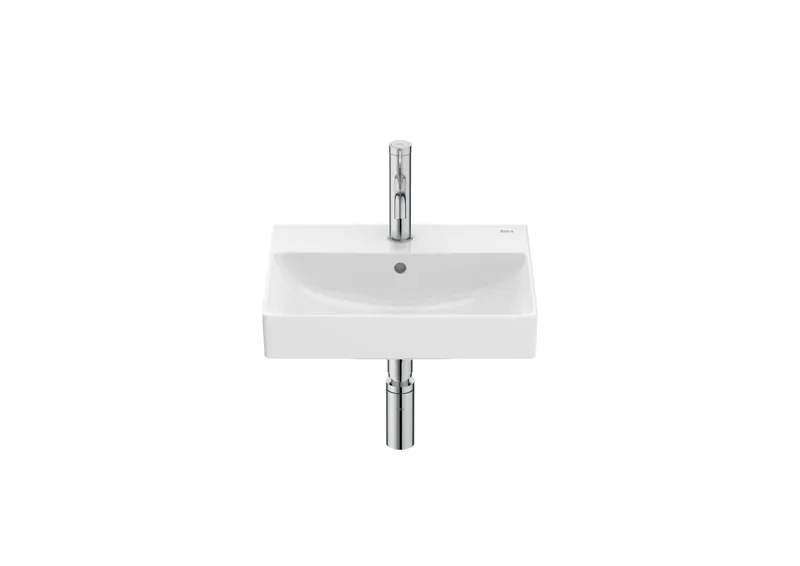 Lavoar Roca A327682000, 450 mm, 360 mm, 150 mm, 1 cuve, 1 nr orificii baterie, suprafata antiaderent, Alb