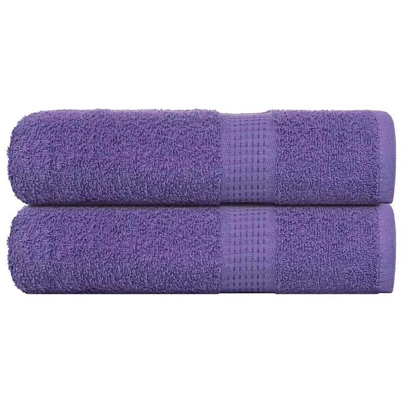 Prosoape de baie, frogn, 2 buc., violet, 100x150 cm, 360 g/m2