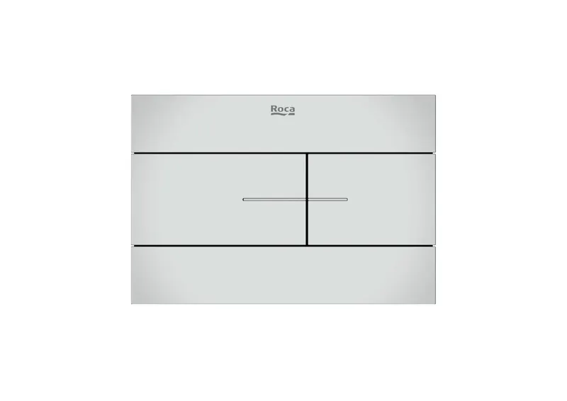 Clapeta actionare Roca A890224301, Wall, pentru toaleta, tip instalare orizontala, pentru tip rezervor incastrat, crom