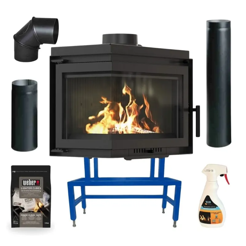 Focar fonta Bergen 8-11kw sticla stanga - pachet Basic