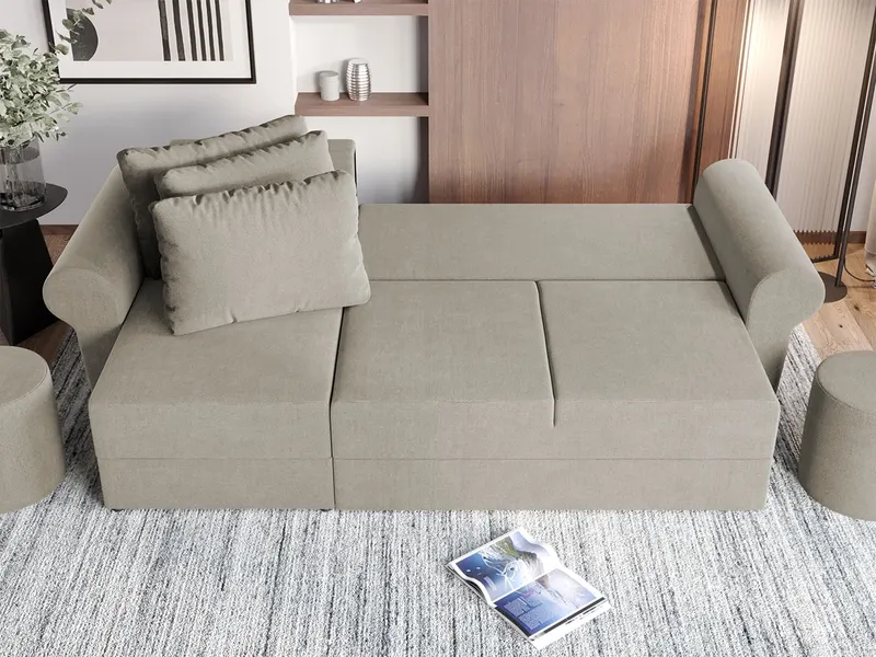 Coltar Extensibil Bonito Crem — imaginea 3