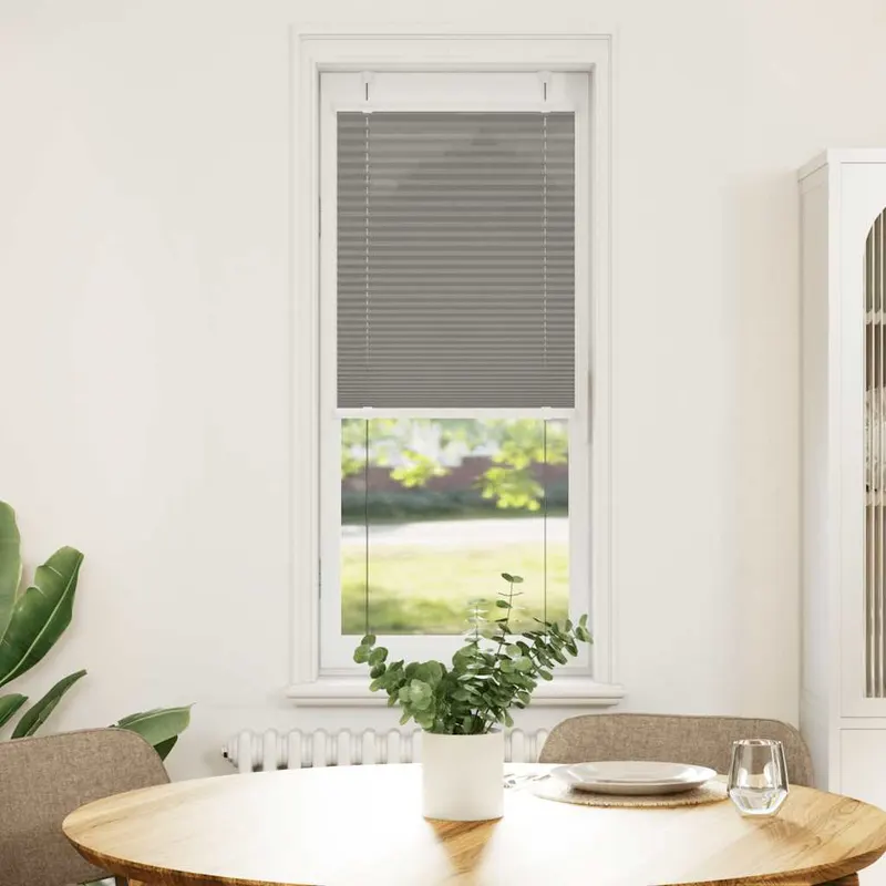 jaluza plisata antracit 40x100 cm latime tesatura 39,4 cm